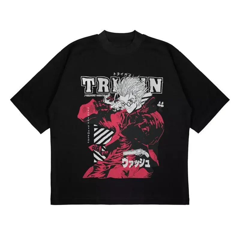UNISEX - Trigun Vash The Stampede Moon Anime Manga Unisex T-Shirt Fan Gift, Streetwear Style Hoodie, Sweatshirt