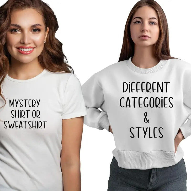 UNISEX MYSTERY Shirt or Sweatshirt or Hoodie | PureTeeCo.com