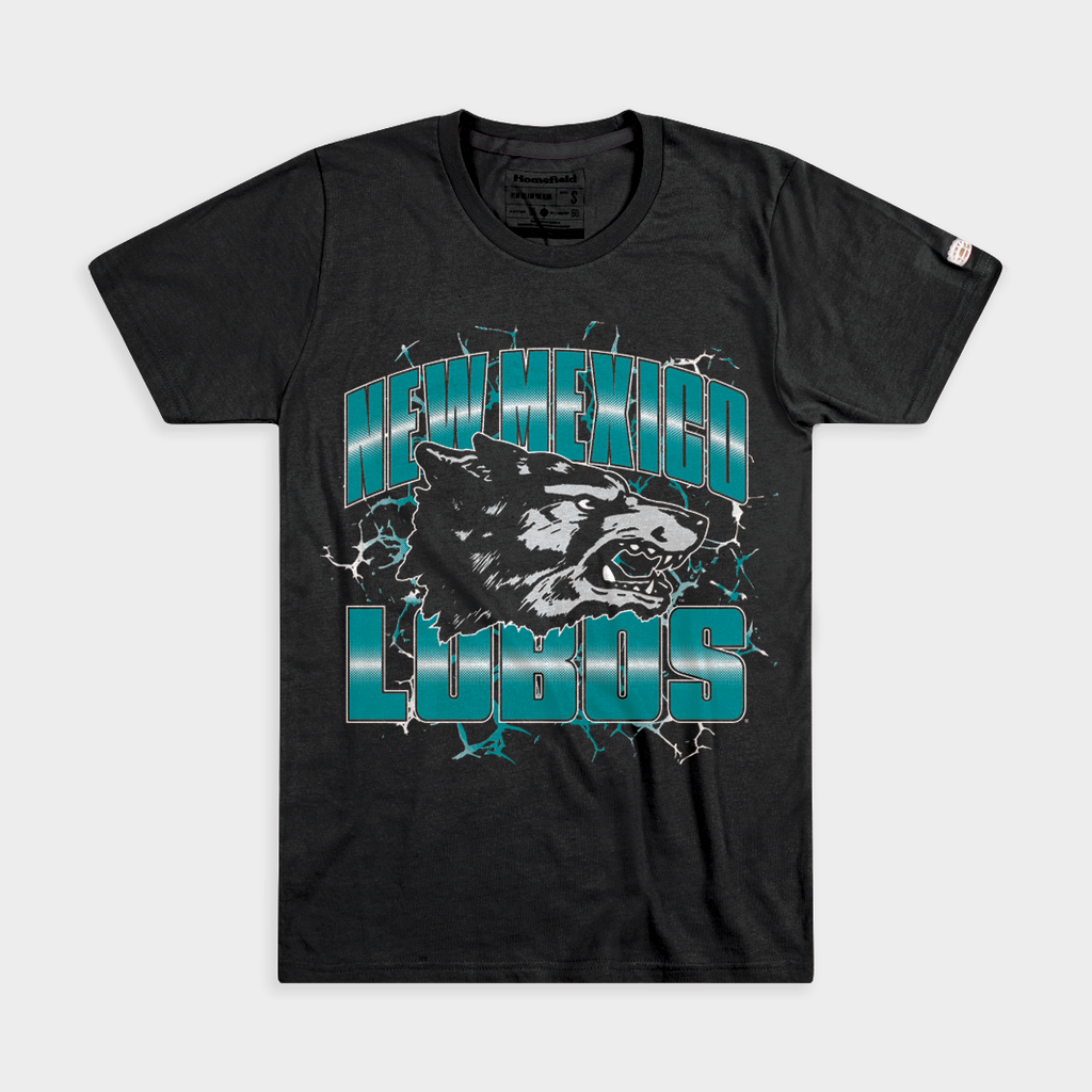 New Mexico Lobos Retro-Inspired Logo Tee Hoodie, Sweatshirt | PureTeeCo.com