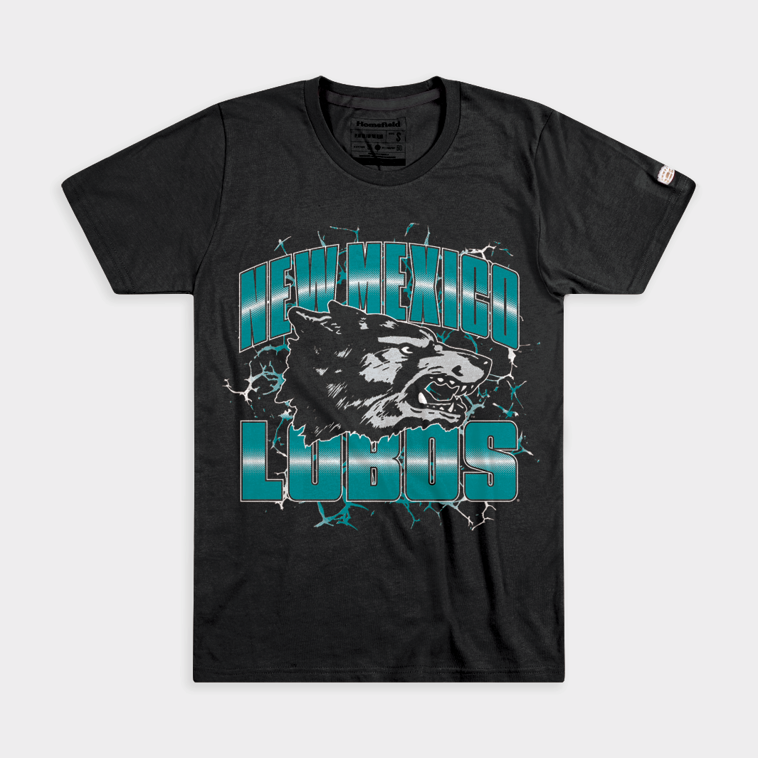 New Mexico Lobos Retro-Inspired Logo Tee Hoodie, Sweatshirt | PureTeeCo.com