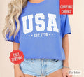 USA 1776 Shirt Comfort Colors, America Shirt for July 4th, Memorial Day Shirt, USA Shirt, Election Shirt, Patriotic...