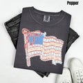 USA Aesthetic Flag Comfort Colors T-Shirt 'NLB' Hoodie, Sweatshirt | PureTeeCo.com