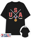 USA Gold Medal cross sticks shirt