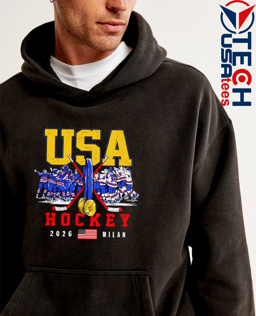 USA Hockey 2026 Olympic Gold Medals Milan shirt