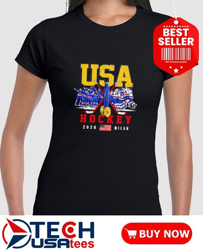 USA Hockey 2026 Olympic Gold Medals Milan shirt