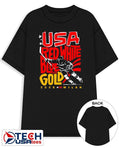 USA Hockey Red White Blue and Gold 2026 Milan shirt
