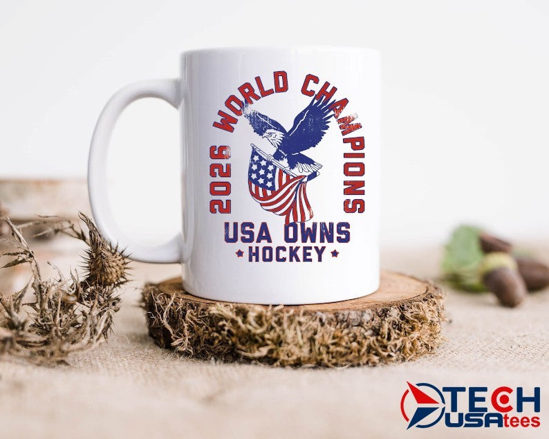 USA Owns Hockey 2026 World Champions vintage shirt