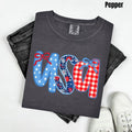 USA Pattern Mix Comfort Colors T-Shirt 'NLB' Hoodie, Sweatshirt | PureTeeCo.com