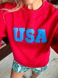 USA Red Sweatshirt T-Shirts, Hoodie | PureTeeCo.com