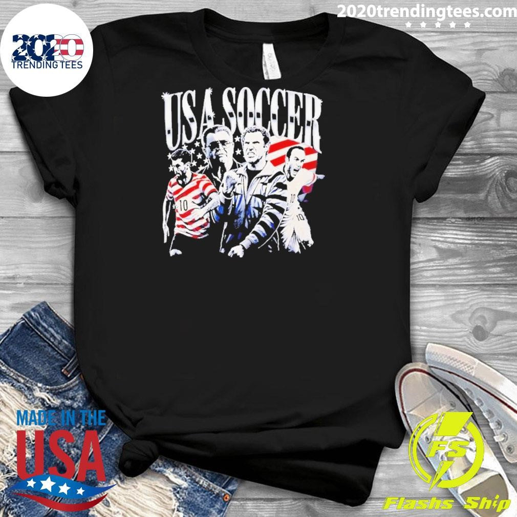 USA Soccer Christian Pulisic Landon Donovan 10 Will Ferrell Robert Duvall Kicking Screaming Shirt