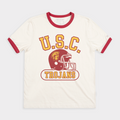USC Trojans Football Ringer Tee Hoodie, Sweatshirt | PureTeeCo.com
