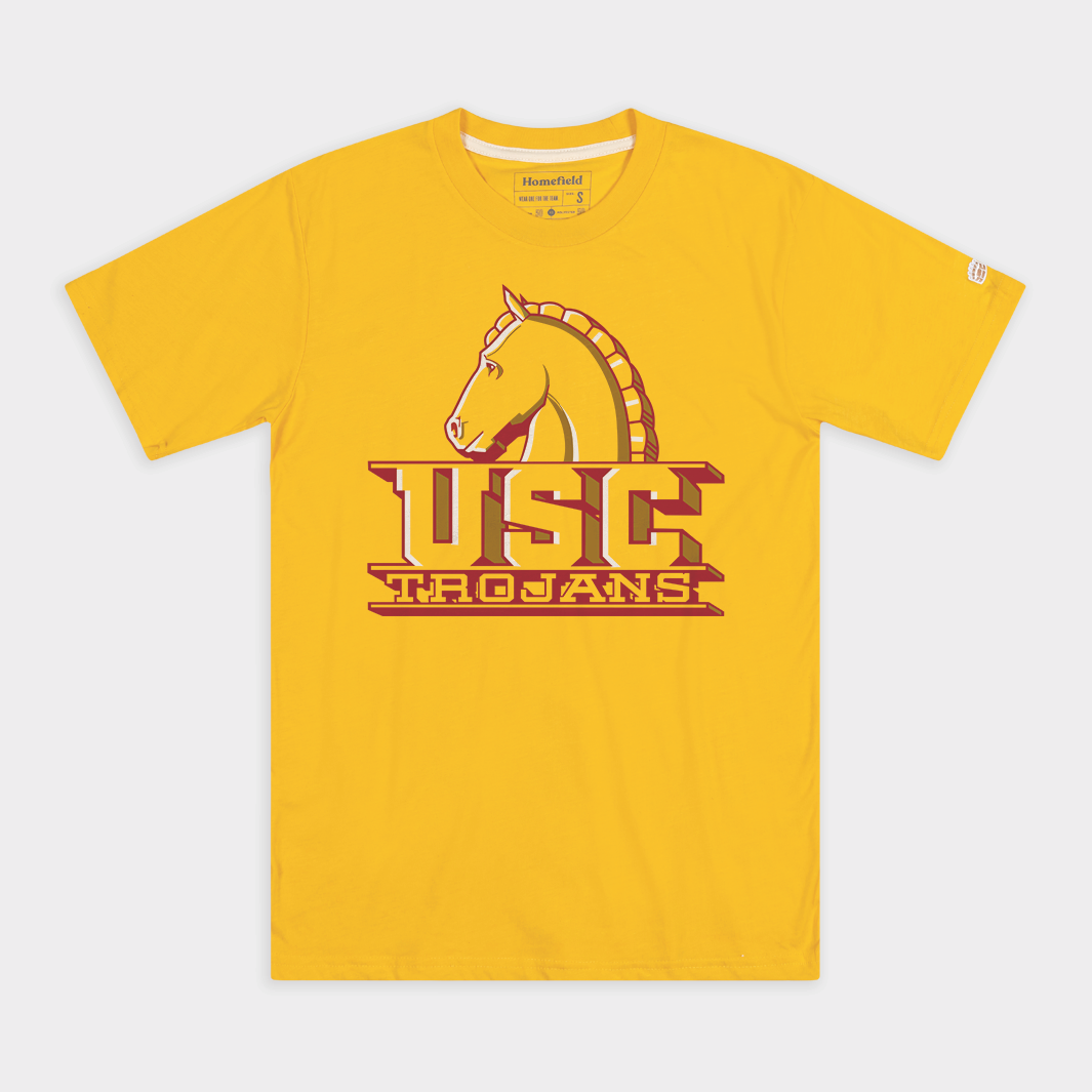 Vintage Block USC Trojans T-Shirt Style001 Hoodie, Sweatshirt | PureTeeCo.com