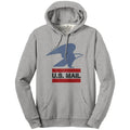 USPS U.S. Mail Eagle Hooded Sweatshirt - Gray T-Shirts, Hoodie | PureTeeCo.com