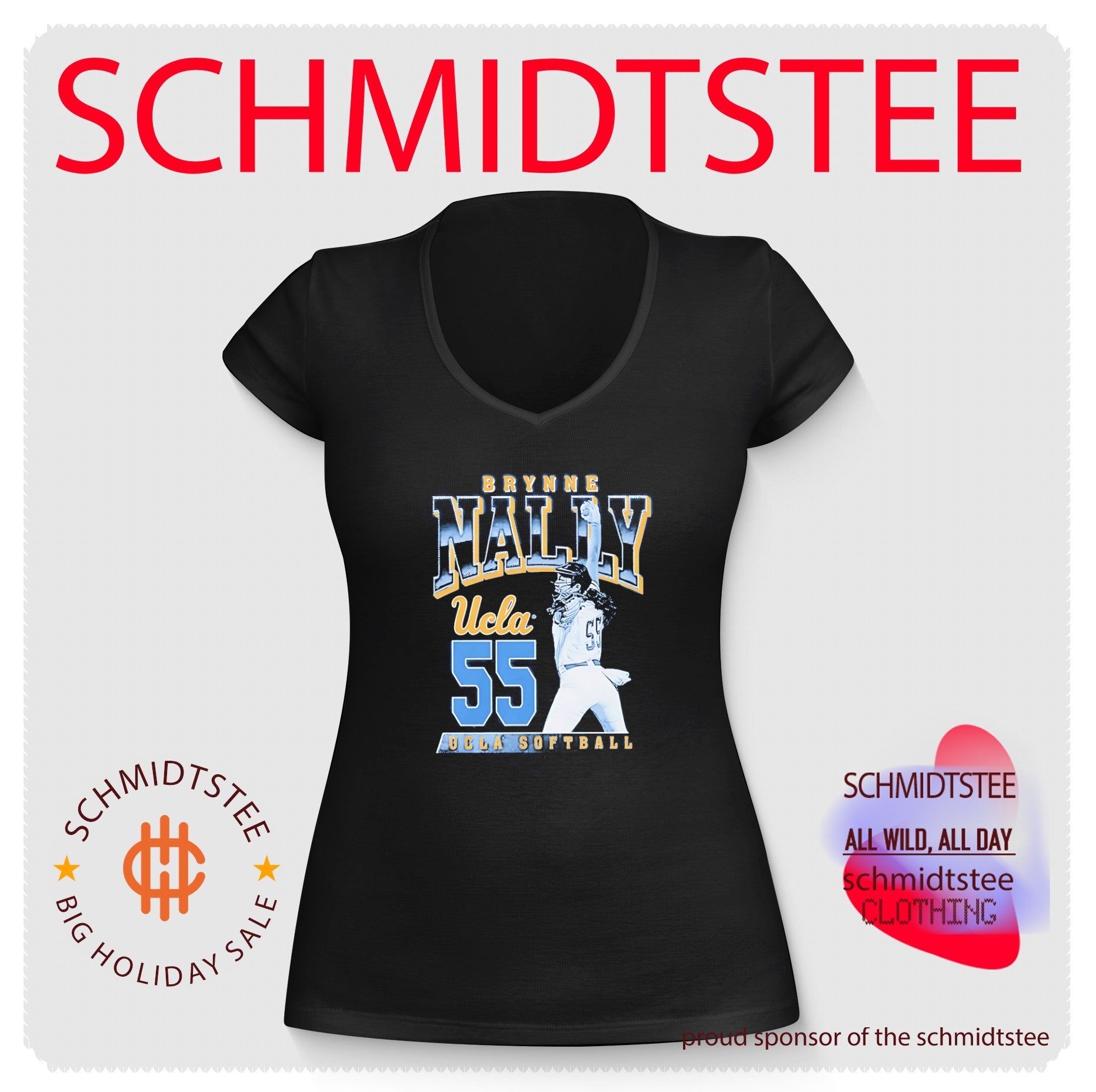 Ucla Softball Brynne Nally posing vintage shirt
