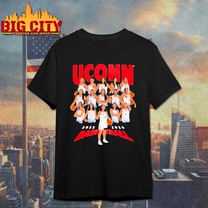 Uconn Huskies Womens Basketball Team 2025 2026 Shirt