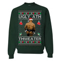 Ugly Ath Merry Chrithmith Sweatshirt, Butt Viral Ugly Ass Boxing Fight Meme Men Women Funny Ugly Christmas Sweater Cotton...