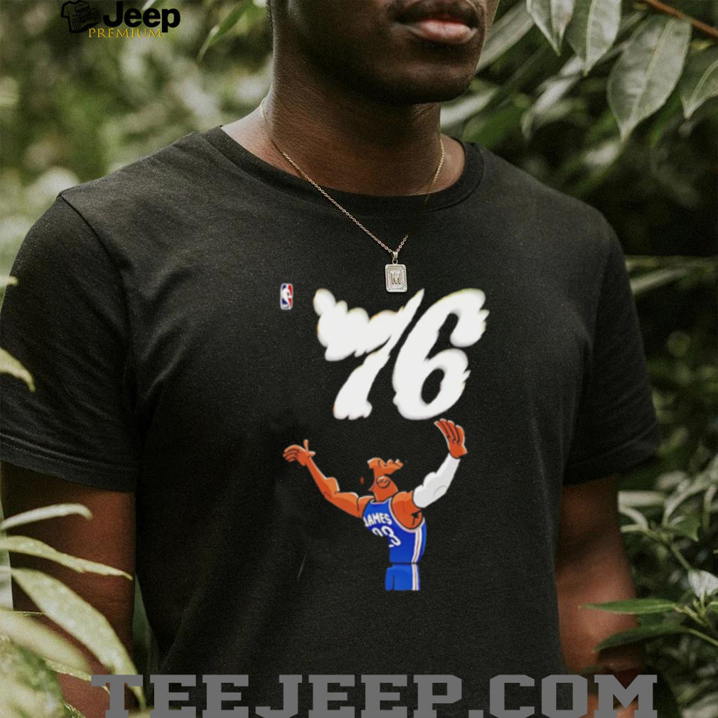 LeBron James 76ers NBA Cartoon Jersey basketball shirt
