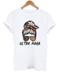 Ultra MAGA Funny Trump Biden American Flag USA Patriotic Shirt Hoodie, Sweatshirt | PureTeeCo.com