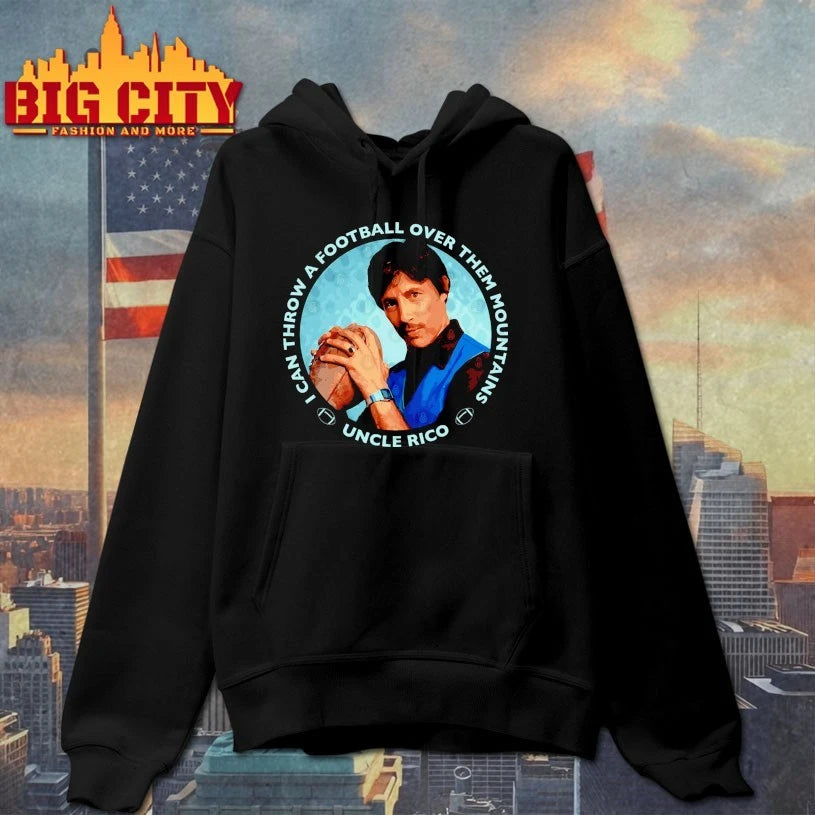 Uncle Rico I can throw a football over them mountains shirt