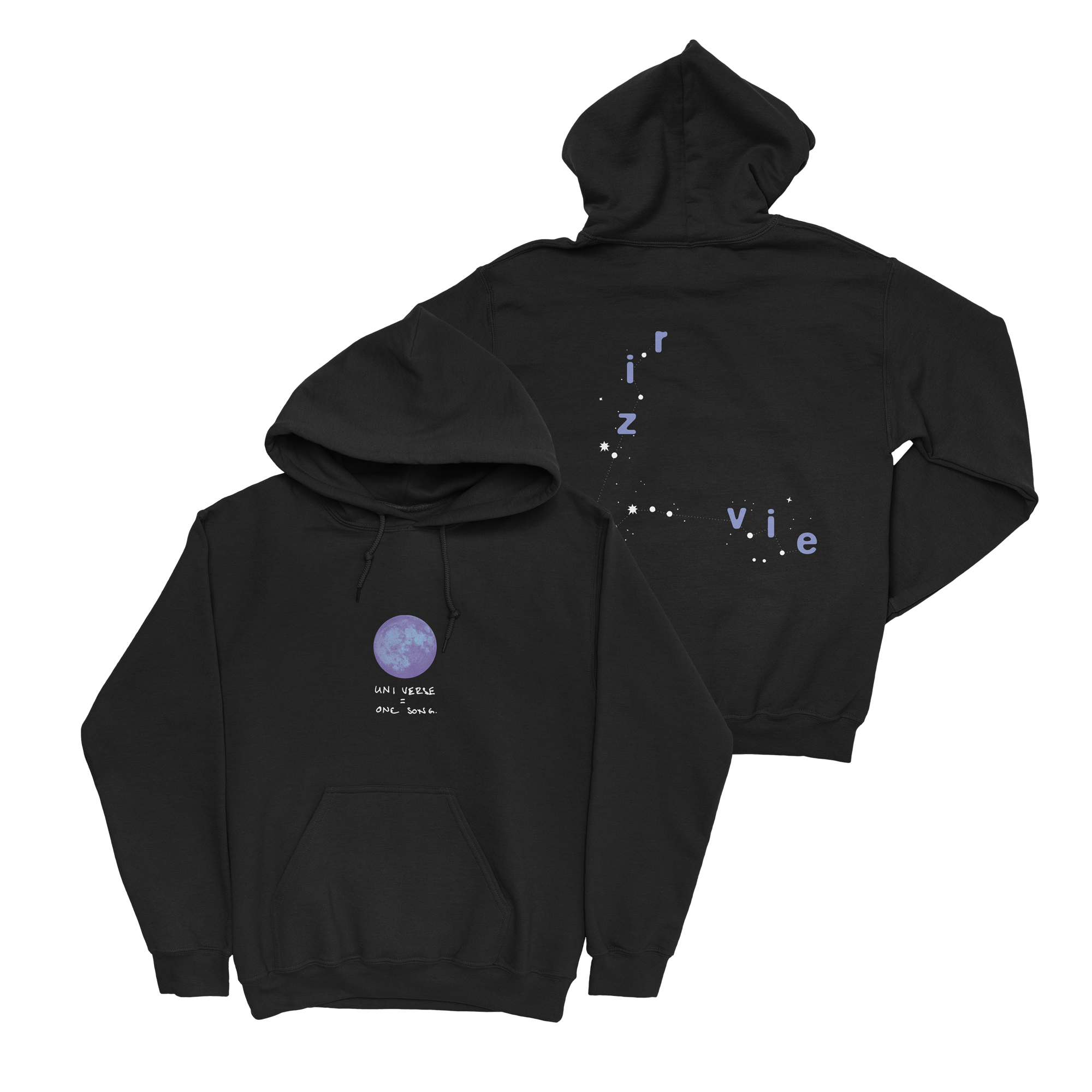 Riz La Vie - UNI VERSE Hoodie T-Shirts, Sweatshirt | PureTeeCo.com (Image 1)
