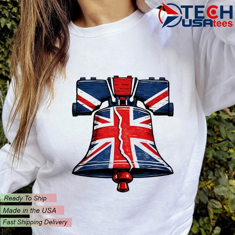 Union Jack Liberty Bell Philadelphia Phillies shirt