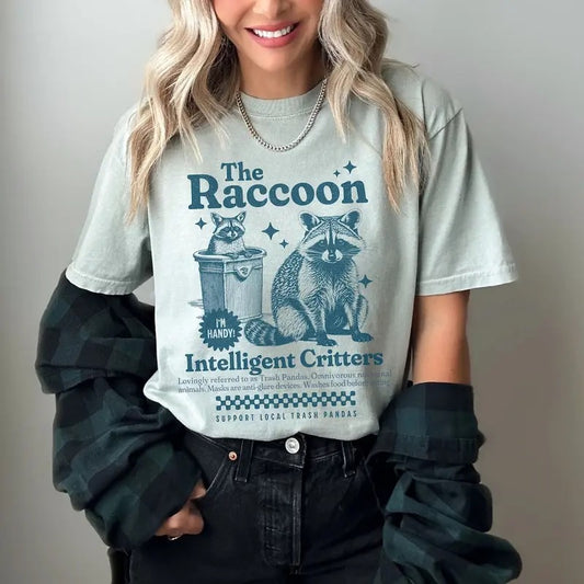 Unisex Retro Raccoon Shirt, Cute Raccoon Shirt