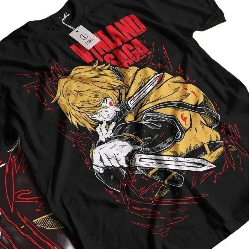 Unisex Thorfinn Son of Thors Anime T-Shirt, Manga Viking Saga Shirt Hoodie, Sweatshirt | PureTeeCo.com