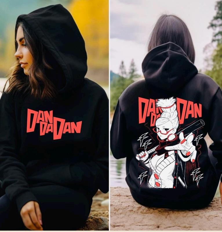 Unisex hoodie Anime Manga,OKARUN Screen, Cotton Hoodie, DanDaDan goodie, anime Sweatshirt T-Shirts | PureTeeCo.com