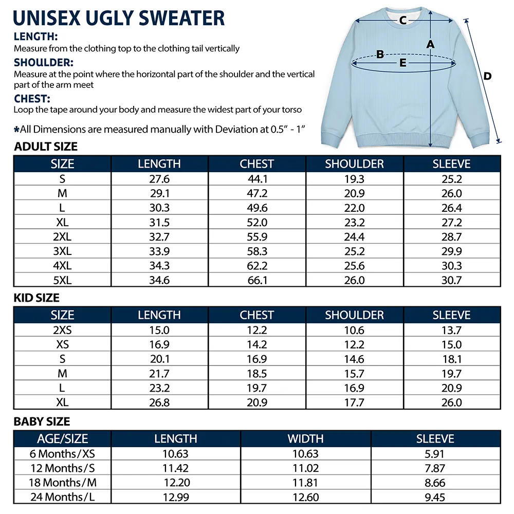 The Cookie Crew Family - Personalized Unisex Ugly Sweater