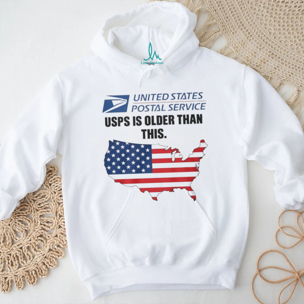 United States Postal Service USPS is older than this graphic shirt