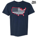 United States Red Puff Comfort Colors T-Shirt Hoodie, Sweatshirt | PureTeeCo.com