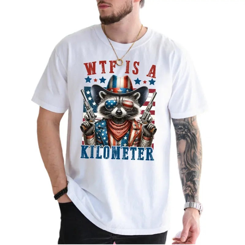 Unny Cringey Usa Meme Shirt, Usa Flag Raccoon Shirt, Funny Gamer Shirt, Veteran Day, Unisex T-Shirt, Gifts For Adult...