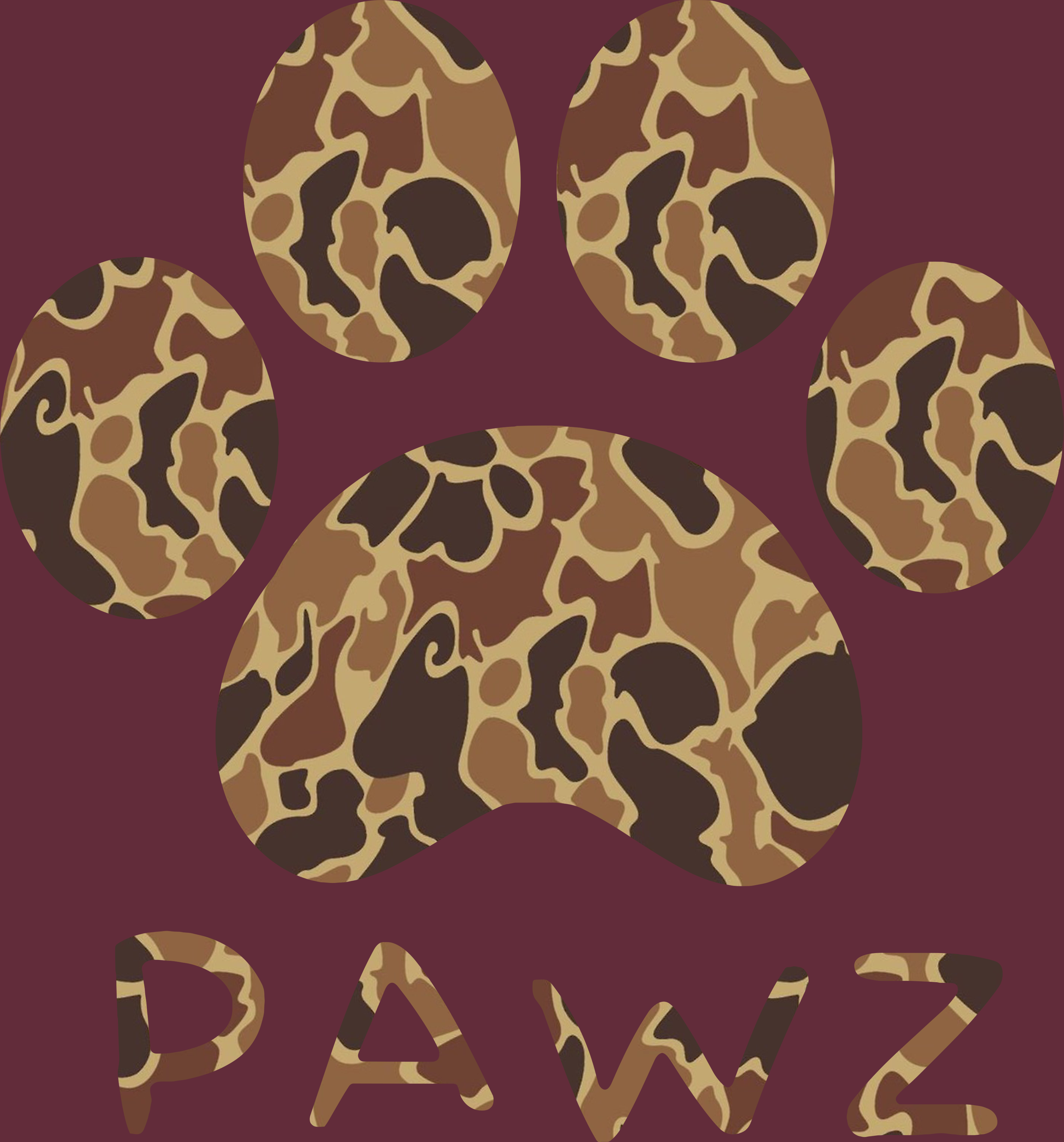 Dark Duck Camo - Maroon (Adult Hoodie) T-Shirts, Sweatshirt | PureTeeCo.com (Image 3)