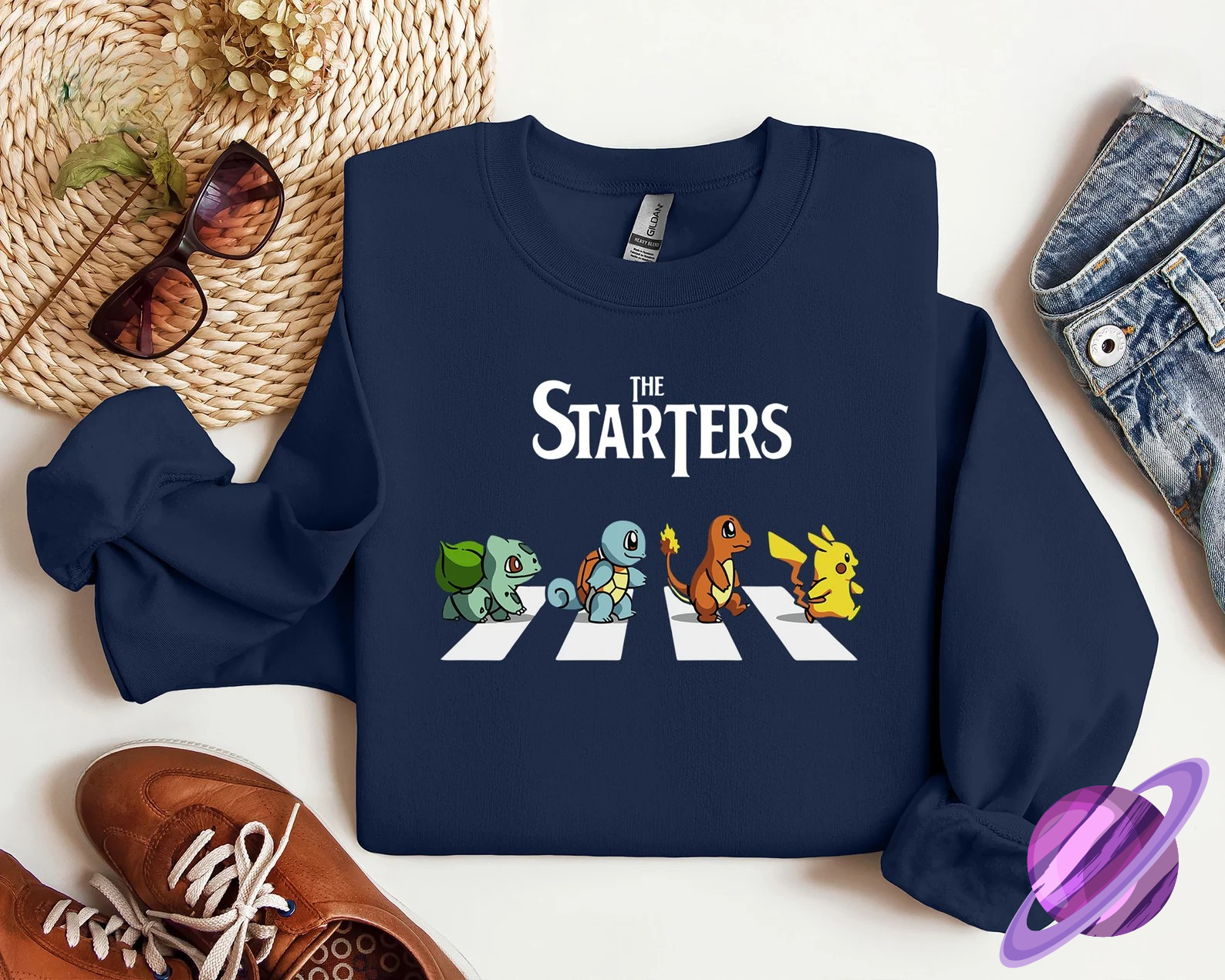 THE STARTERS SWEATSHIRT T-Shirts, Hoodie | PureTeeCo.com (Image 1)