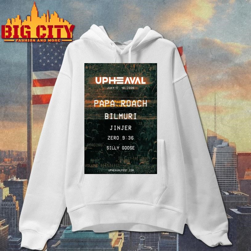 Upheaval Music Festival Grand Rapids, MI July 17-18 2026 Poster Shirt