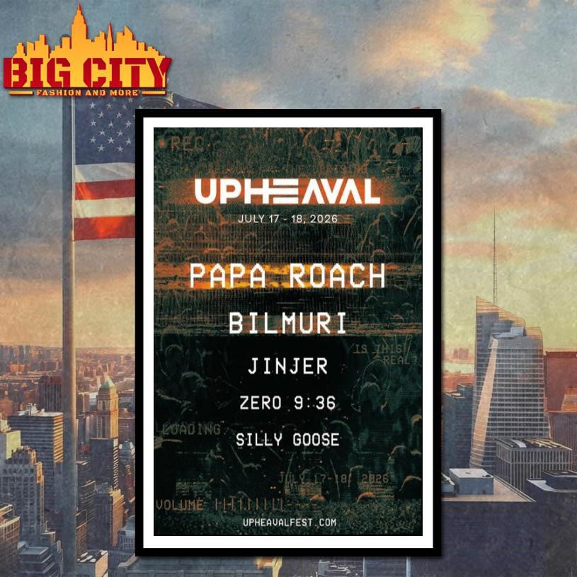 Upheaval Music Festival Grand Rapids, MI July 17-18 2026 Poster Shirt