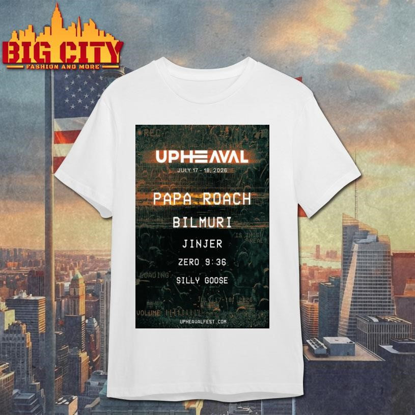 Upheaval Music Festival Grand Rapids, MI July 17-18 2026 Poster Shirt