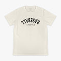 Upside Down Baseball Tee - Cream/Black Hoodie, Sweatshirt | PureTeeCo.com (Image 1)