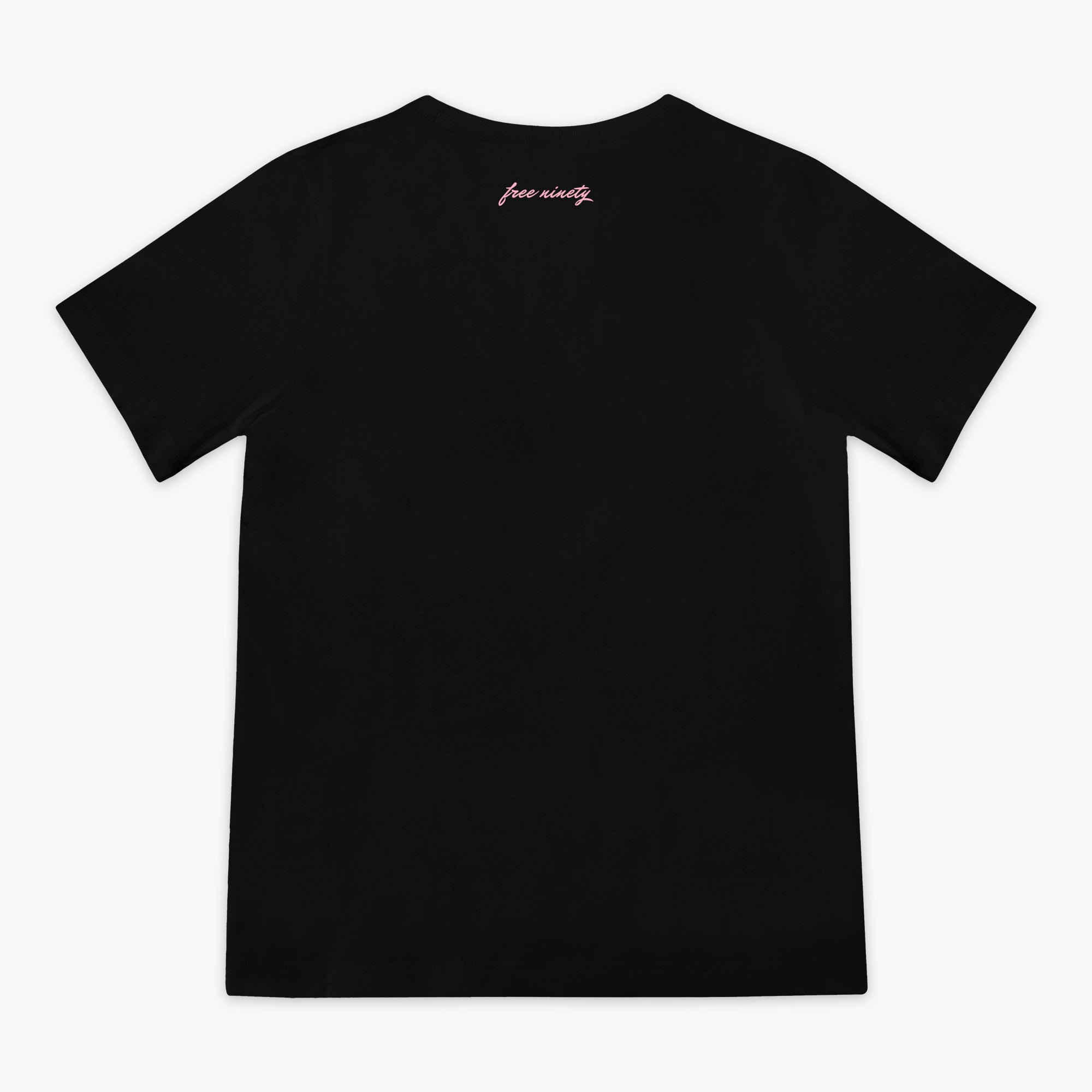 Upside Down Baseball Youth Tee - Black/Pink Hoodie, Sweatshirt | PureTeeCo.com (Image 2)