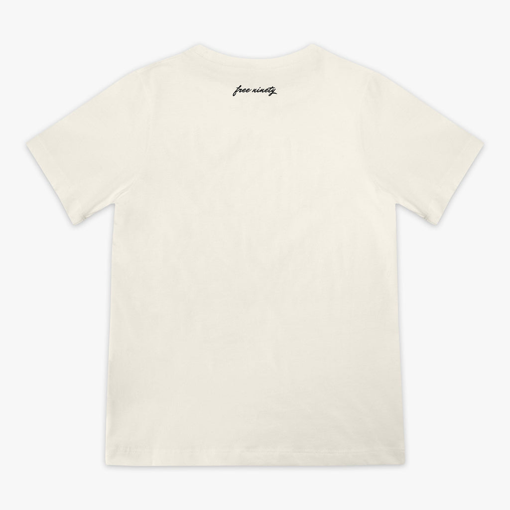 Upside Down Baseball Youth Tee - Cream/Black Hoodie, Sweatshirt | PureTeeCo.com (Image 2)