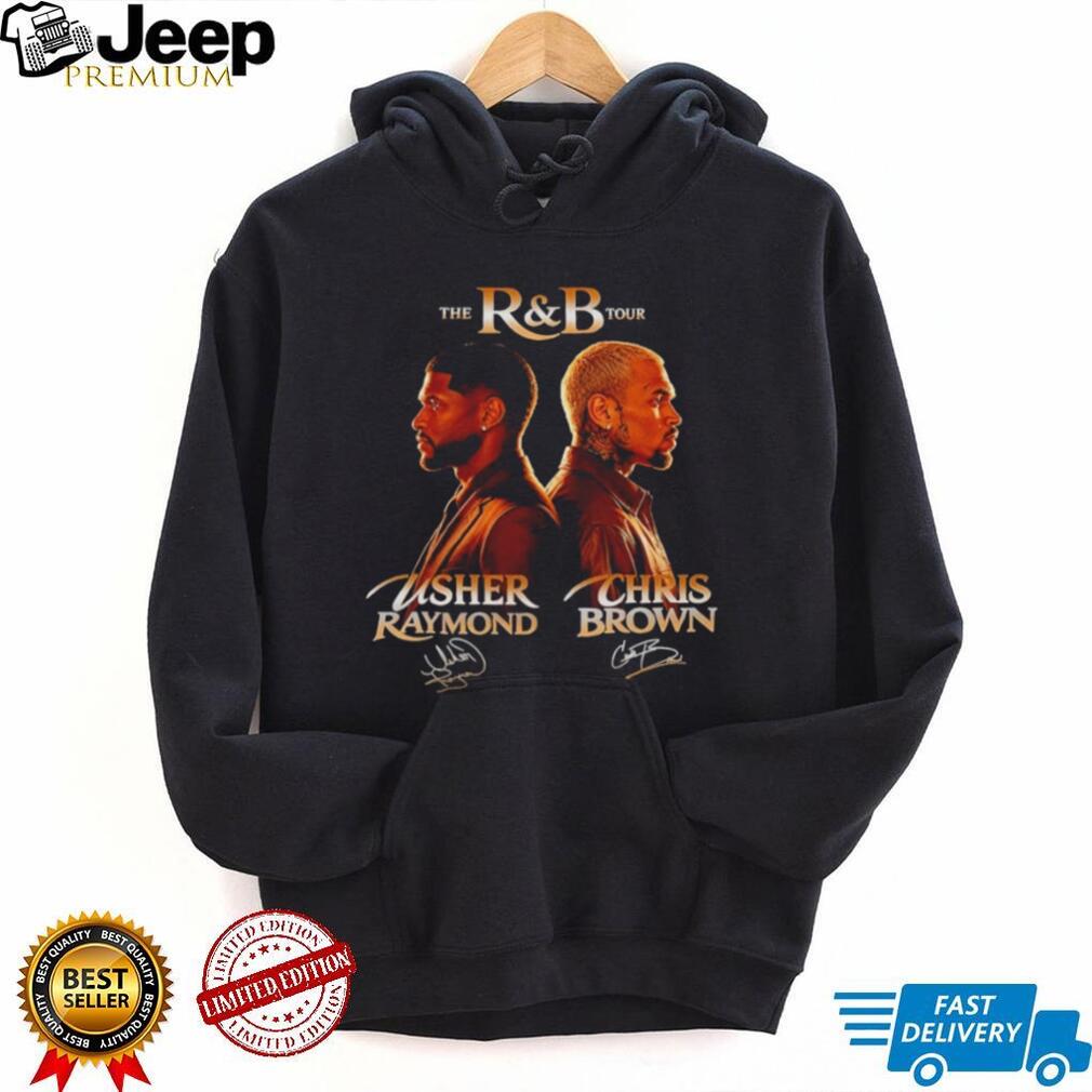 Usher Chris Brown Raymond and Brown R B Tour music shirt