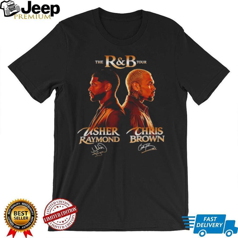 Usher Chris Brown Raymond and Brown R B Tour music shirt