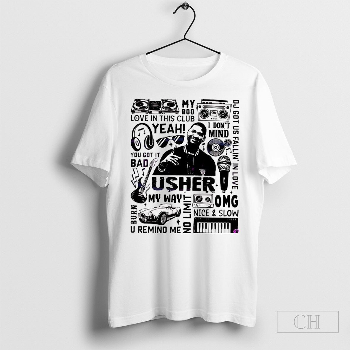 Usher Concert Pop Music Love In This Club Shirt Hoodie, Sweatshirt | PureTeeCo.com