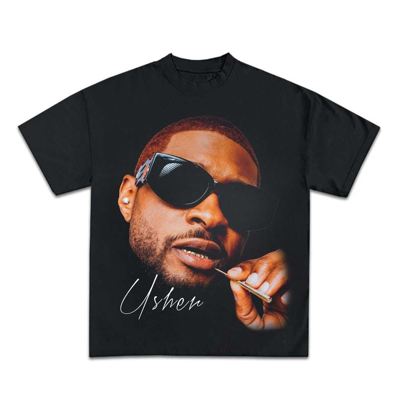 Usherr Shirt Retro U.sher Graphic Tee