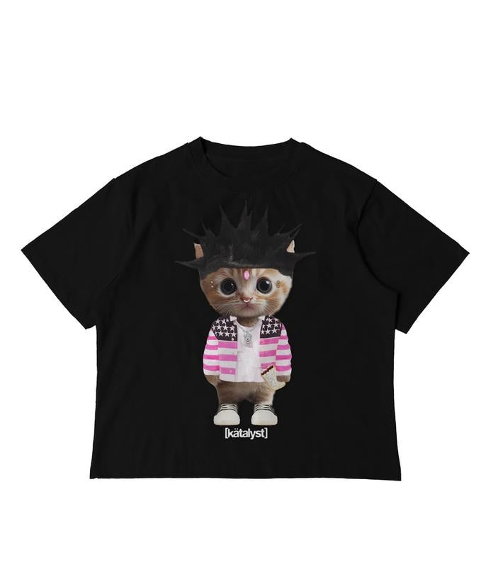 Uziii Kitty Graphic Tee, Hot Hit Statement for Fans