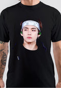 V Bts Black T-Shirt Hoodie, Sweatshirt | PureTeeCo.com