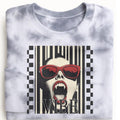 VIBE TIE DYE Cotton Casual Crewneck Sweatshirt Hoodie Women's Graphic Top Pullover Streetwear Style Vintage Crew Neck...