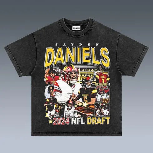 VINTAGE TEE | JAYDEN DANIELS 9.20 Hoodie, Sweatshirt | PureTeeCo.com