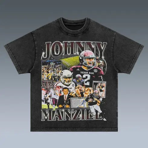 VINTAGE TEE | JOHNNY MANZIEL Hoodie, Sweatshirt | PureTeeCo.com