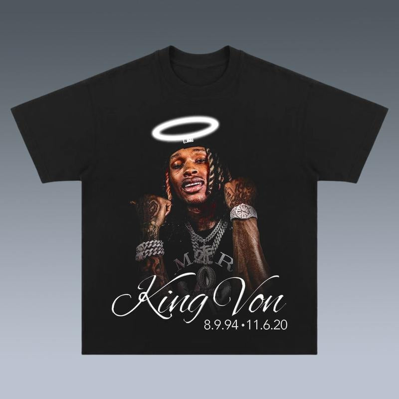 VINTAGE TEE _ KING VON Hoodie, Sweatshirt | PureTeeCo.com